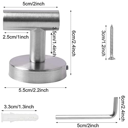 ProChosen 4 Pack Towel Hooks - Image 3