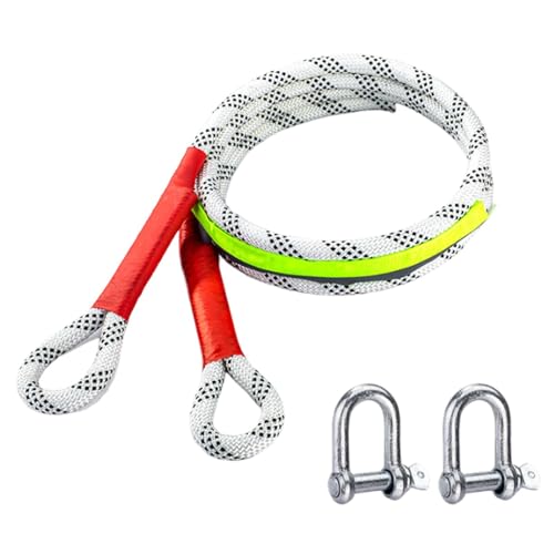 Corde de récupération en nylon pour sortir un pneu enterré d'un fossé