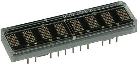 TECH. (Formerly AGILENT) HCMS-2973 Dot Matrix Display Module 5 x 7 Green Parallel, 8-Bit 1.69" L x 0.45" W x 0.21" H (42.93mm x 11.43mm x 5.33mm) New Lot Quantity-1