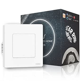 Interrupteur Mural Intelligent MOES Zigbee 2 Gang - Compatible Tuya - Blanc