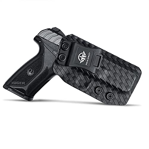 POLE.CRAFT IWB KYDEX KABURA RUGER SECURITY 9 - CARBON FIBER BLACK, PRAWA