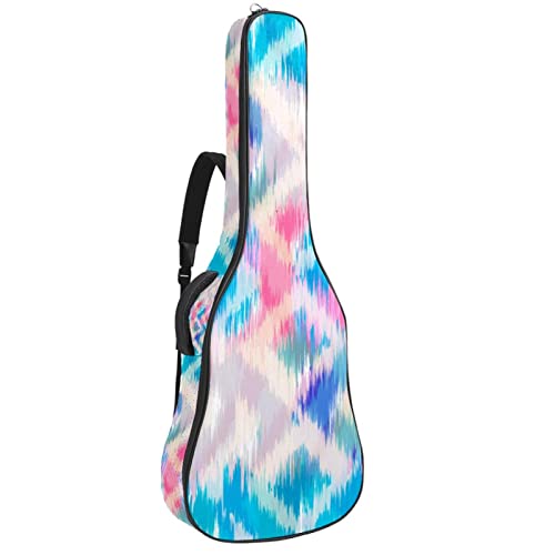 Sac à dos pour guitare étanche avec organiseur intégré motif feuilles