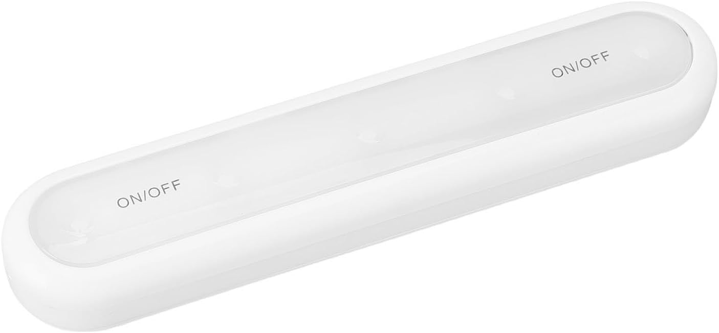 LICAEVEY LED Under Cabinet Hand Press Light for Closet Wardrobe Cupboard, Convenient Switch Operation for Bedroom Study ABS Material