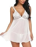 Damen Reizwäsche Nachtkleid Sexy Negligee Sommer Nachtwäsche Nachthemd Lingerie Träger Kleid Spitze Dekor Dessous Set Damen Reizwäsche Nachtkleid Sexy Negligee Sommer Nachtwäsche Nachthemd Lingerie Träger Kleid Spitze Dekor Dessous Set