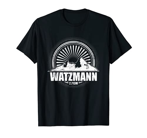 Bergsteiger Bergsteiger | WATZMANN 2713m Montaña Regalos Camiseta
