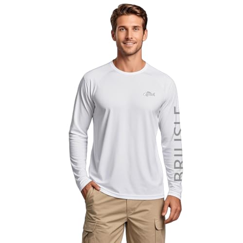 Fishing Shirts for Men Long Sleeve with UPF 50+ Sun Protection, Tagless Collar, and 4-Way Stretch Fabric2