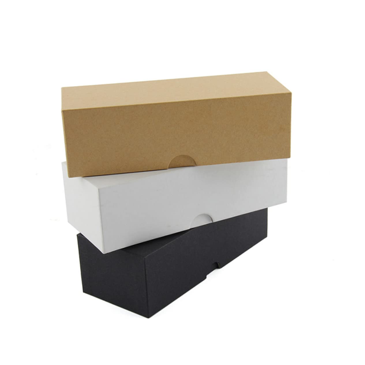 LIFKOME 5pezzi Custodia Per Occhiali Carta Kraft Bianco Scatola Portatile Per Sole e Ottica Organizer Pratico e Sicuro Per Viaggi Accessori Per Occhiali Design Semplice e Elegante