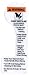 Globe Parts 967-1 Front Warning Label (English) (967-1)