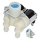 WPKD BLUEIY Magnetventil Waschmaschine,Wassereinlass Magnetventil Doppelkopf,AC 220V-240V,Screw Hole Distance 4.5cm,PP Aluminiumlegierung,für Waschmaschinen(8 x 7 x 6.5cm,180g)