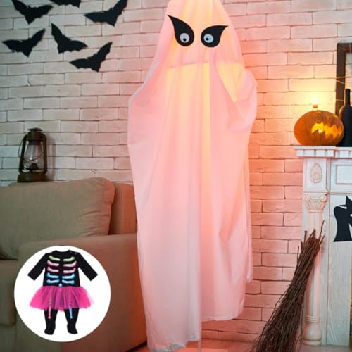 Mono de calavera para niño mameluco de algodón negro de manga larga 7
