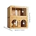 Baoblaze Cardboard Cat House Scratch Post Decor Scratcher Pad Cardboard Bed Cave for Exercising Sleeping Kitten Small Animals, L