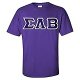 Sigma Lambda Beta Lettered Tee Medium Purple