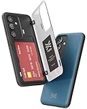 TORU CX HYBRID for Samsung Galaxy S25 Plus/Galaxy S24 Plus Wallet Case | Dual Layer Slim Protective Hard Cover with Hidden 2-Credit Card Slot Holder - Blue - Image 1