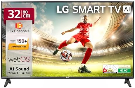 LG 80 cms (32 inches) LR600 AI Series HD Ready Smart webOS LED TV 32LR600B6LC 2025