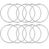 Ensemble parfait : lot de 10 anneaux de grande taille pratique (150 mm) pour de nombreuses applications à la maison, au bureau ou au bricolage