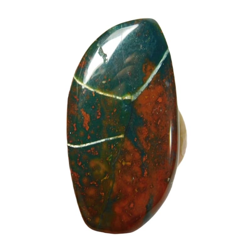 Pierre de sang précieuse en vrac 37 x 20 mm de qualité cabochon de collection