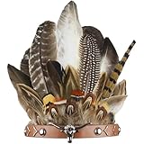 Matière : Ce bandeau indien en plumes est fabriqué à partir de plumes synthétiques de tissu, ce qui le rend léger, robuste durable.