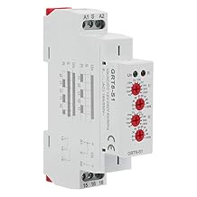 GRT8-S1 Asymmetric Cycle Timer, AC/DC 12V240V SPDT Relay Electronic Repeat Relay ON/Off Repeat Cycle Time Relay