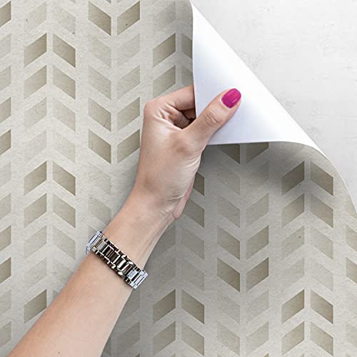 Papier peint intissé géométrique grand format mural pour décoration - 4