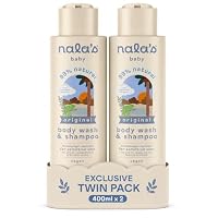 Nala’s Baby Original Coconut Body Wash & Shampoo Twin Pack 2 x 400ml