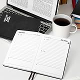 A5 Academic Diary 2025-2026 Page a Day, A5 Diary Day Per Page, Planner Appointment Books, Daily Planners for School Office Supplies - Black - Image 8