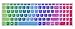 iKammo Keyboard Covers Compatible with Lenovo 15.6" ideapad 320 330 330s 520 720s,15.6 inch Lenovo AMD Radeon A12-9720P,17.3" Lenovo ideapad 320 330 Keyboard Covers(Rainbow)