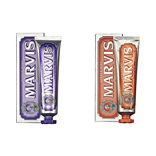 Marvis Jasmin Mint And Ginger Mint Toothpaste Set, 3.8 Oz #TOP19