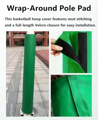 Funda protectora para postes de baloncesto que evita lesiones por golpes en la cancha 5
