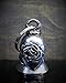 Bravo Bells Rose Bell - Biker Bell Accessory or Key Chain for Good Luck on The Road