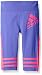Adidas Little Girls' Active Capri Tight Legging, Purple, 6