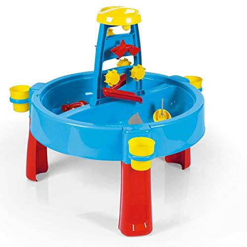 Table sable et eau 3 en 1 Dolu avec couvercle | Table activité plastique extérieur - 5