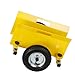 YAGEANNL Heavy Duty Panel Dolly Yellow Cart 660LBS Capacity Door Dollies with 8