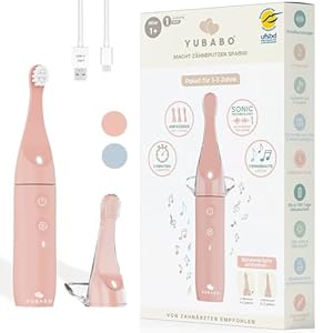 Yubabo Kinder Elektrische Zahnbürste Rosa (1-3 Jahre)