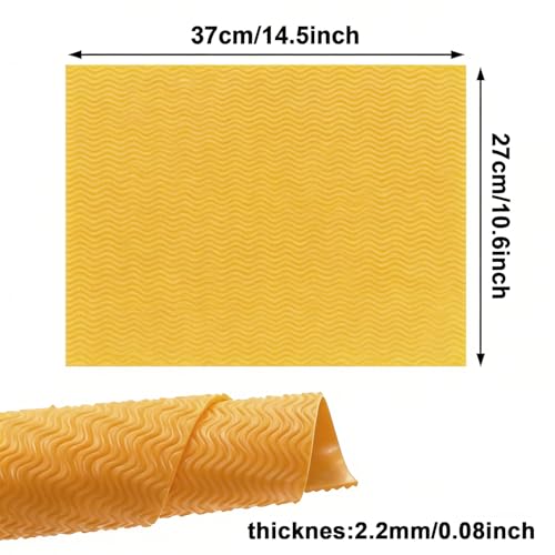 Resistant Sole Sheet Heel Repair Pad Rubber Sole Pad Yellow miniatura 2