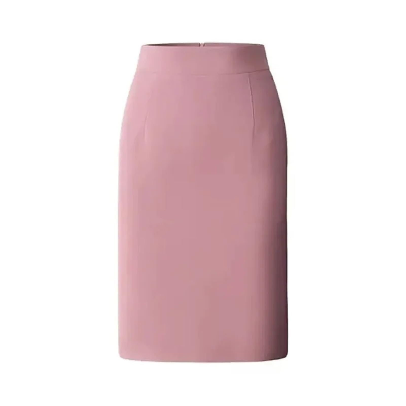 Spring Summer High Waist Bodycon Mini Skirt Black Workwear Polyester Easy Wear Slimming A Line Skirt Office Lady