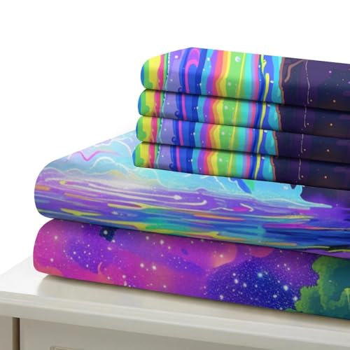 Housse de couette super king 260x220 cascade 3D microfibre douce