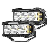 BraveWAY 4 inch White Side Shooter LED Light Pods...