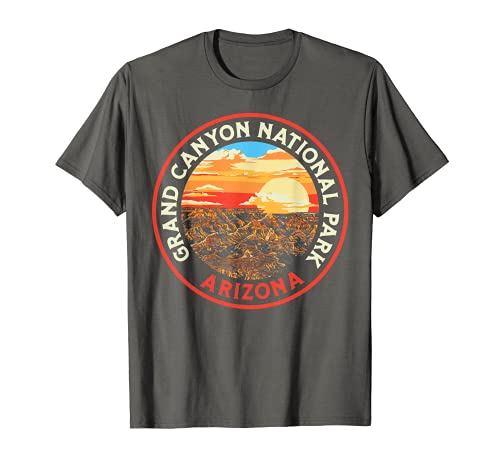 Vintage Grand Canyon National Park Retro 80s Gráfico Camiseta