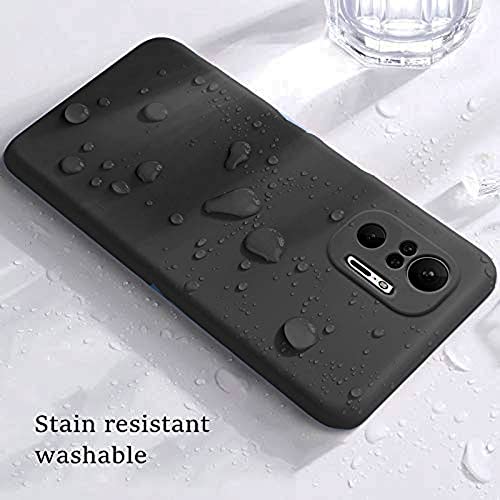 Image of Mobile Back Cover Case for Xiaomi Redmi Note 10 Pro Max (Silicone Case|CameraProtection|Black SC1510)