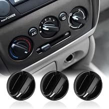 3Pcs AC Heater Blower Fan Control Knob, AC Knobs Replacement Compatible with Most Cars, Trucks, SUVs and More, Car Accessories Climate Control Knobs Replaces # 55905-0C010