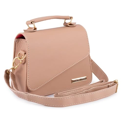 Bolsa Feminina Pequena Transversal Mini Bag Balada Festa Blogueirinha (Nude)