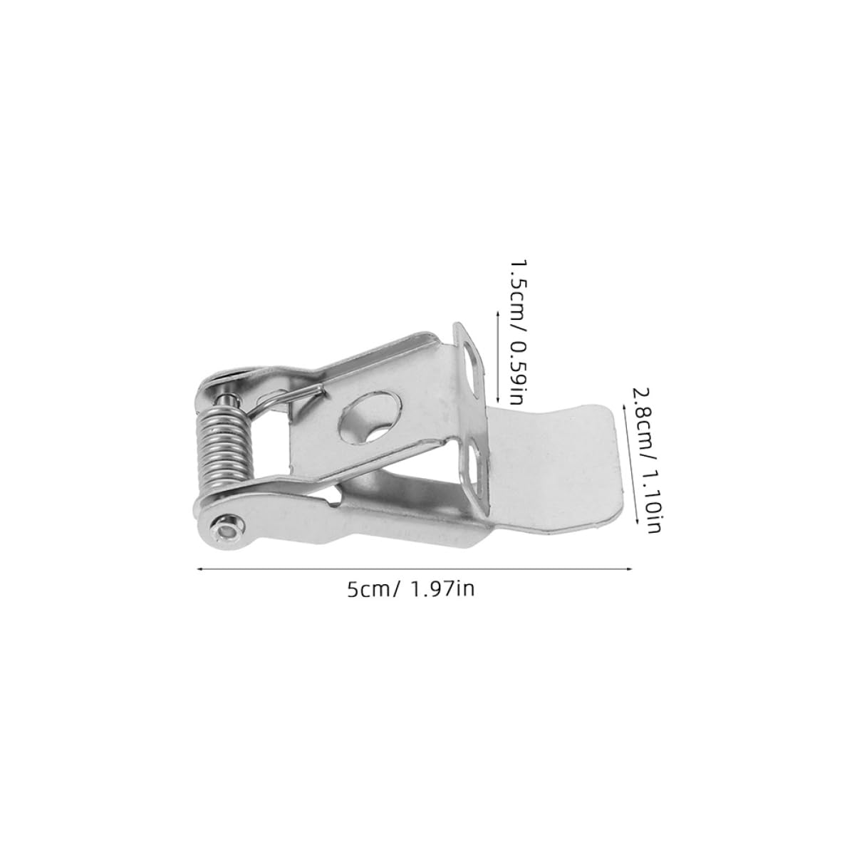 KALLORY 20Pcs Spring Clips for LED Downlights Panel Lights and Spotlights Sturdy Construction Easy Installation for Flush Mount and Lighting Accessories