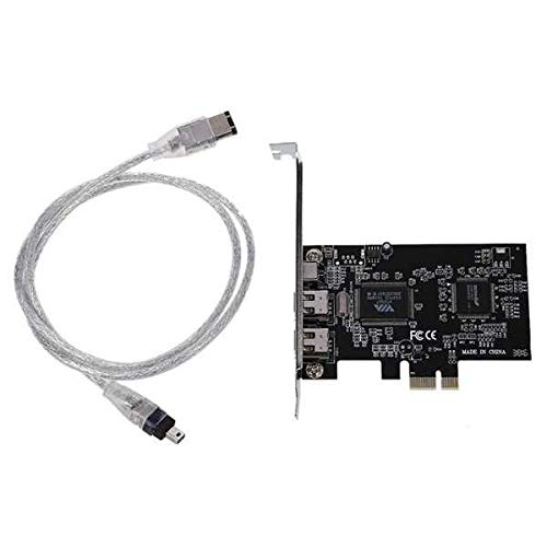 Storite 2 Port PCI FireWire 1394a IEEE1394 External Controller Card for Windows XP/Vista/7 32/64 bit with Firewire Cable