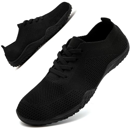 Barefoot Shoes Women Zero Drop Minimalist Tennis Sneakers Slip On Lightweight Comfortable for Gym Running Trail Workout Walking Shoes