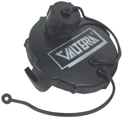 Valterra Black 3" T1020-1VP Waste Valve 3" with Capped 3/4" GHT, Carded (6)