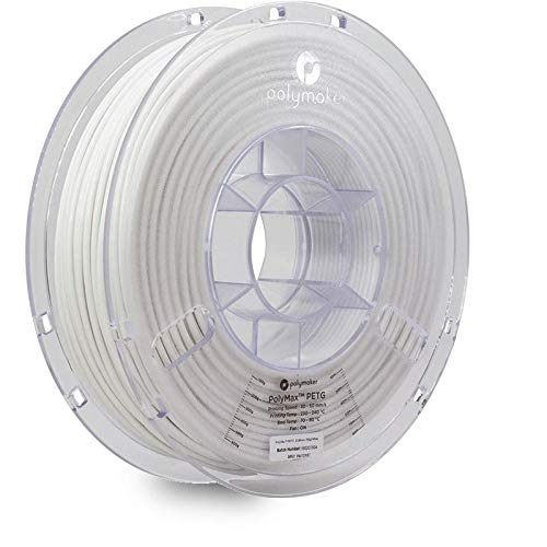 Polymaker PolyMax PETG (2,85 mm, 750 g) Filamento de impressão 3D branco, filamento de impressora 3D