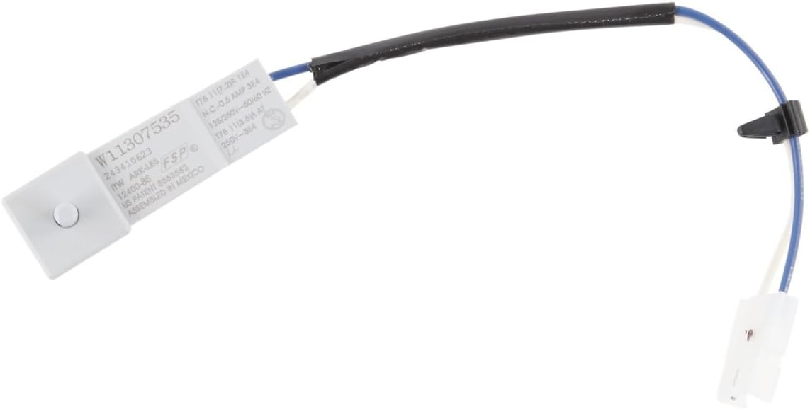 Whirlpool W11551763 OEM Dryer Door Switch, White