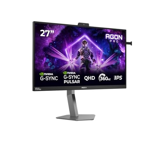 AOC AG276QSG2 27 Zoll WQHD USB Hub Gaming Monitor, 360Hz, Fast IPS Panel, 0.3ms MPRT, Adaptive Sync, HDR10, G-Sync Comp., Höhenverstellung,Lautsprecher(2560x1440 HDMI 3X 2.1 TMDS DP 1x 1.4) Schwarz