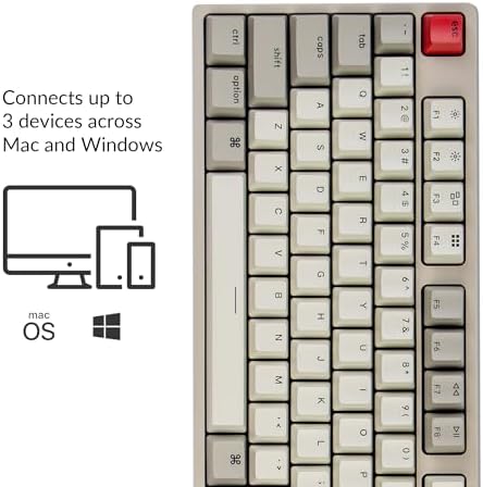 Keychron C2 Full Size Wired Mechanical Keyboard Compatible with Mac, Keychron Brown Switch, 104 Keys ABS Retro Color Keycaps Gaming Keyboard for Windows, USB-C Type-C Braid Cable