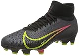 nike pro shorts herren Garantiert bestes Ballgefühl Nike Herren Superfly 8 Pro FG Football Shoe, Black/Cyber-Off Noir-Rage Green-Siren Red, 44 EU